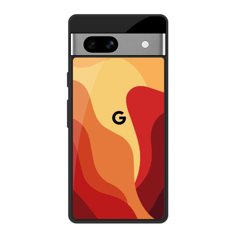 Magma Color Pattern Glossy Case for Google Pixel 7A
