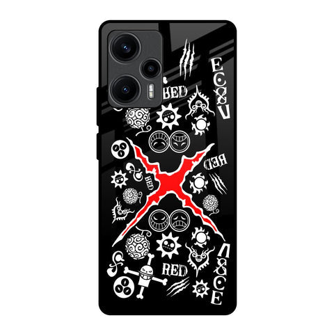 Red Zone Glossy Case for Poco F5 5G