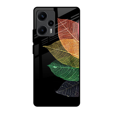 Colorful Leaves Glossy Case for Poco F5 5G