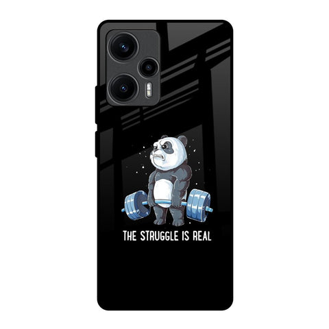 Real Struggle Glossy Case for Poco F5 5G