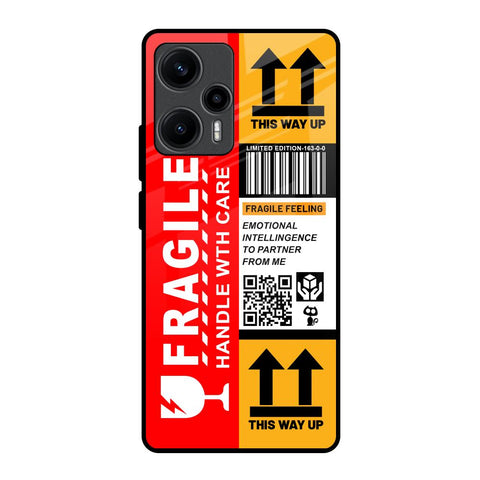 Handle With Care Glossy Case for Poco F5 5G