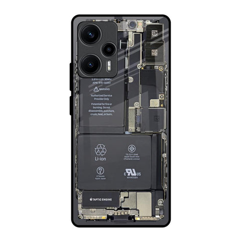 Skeleton Inside Glossy Case for Poco F5 5G