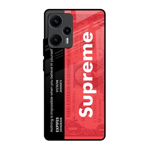 Supreme Ticket Glossy Case for Poco F5 5G