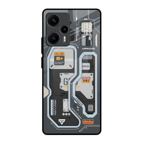 Retro Futuristic Glossy Case for Poco F5 5G