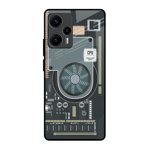 Motherboard Circuit Glossy Case for Poco F5 5G