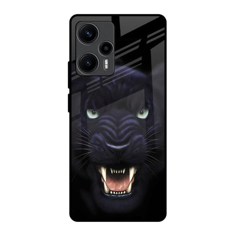 Angry Black Leopard Glossy Case for Poco F5 5G