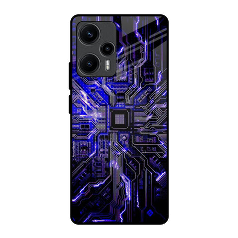 Techno Color Pattern Glossy Case For Poco F5 5G