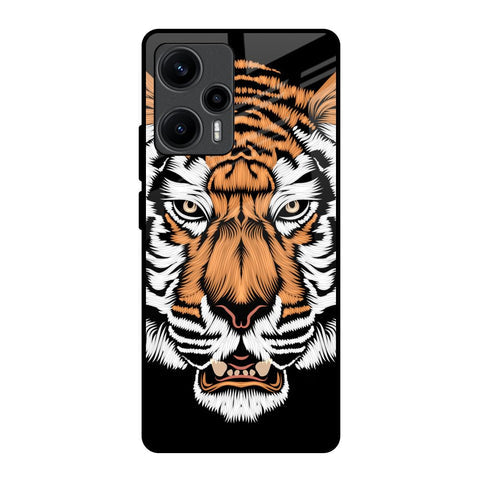Angry Tiger Glossy Case For Poco F5 5G