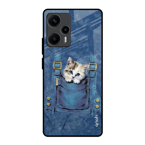 Kitty In Pocket Glossy Case For Poco F5 5G