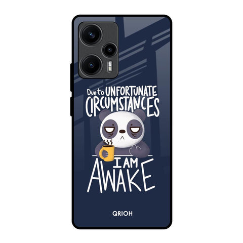 Struggling Panda Glossy Case for Poco F5 5G