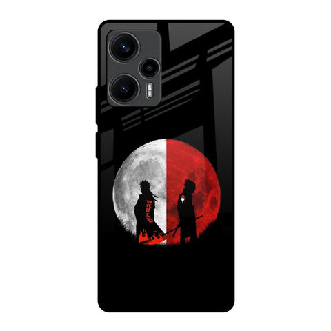Anime Red Moon Glossy Case for Poco F5 5G