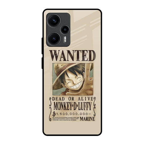 Luffy Wanted Glossy Case for Poco F5 5G