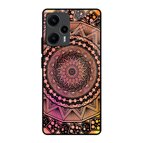 Floral Mandala Glossy Case for Poco F5 5G