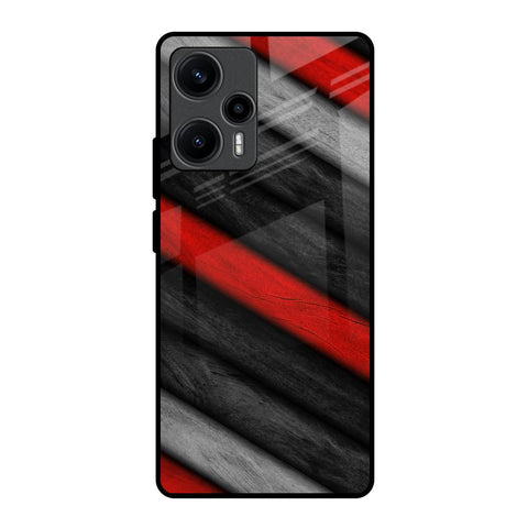 Soft Wooden Texture Glossy Case for Poco F5 5G