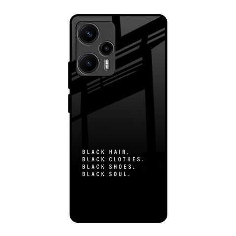 Black Soul Glossy Case for Poco F5 5G