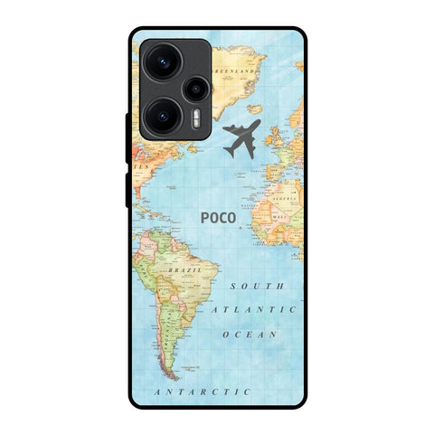 Fly Around The World Glossy Case for Poco F5 5G