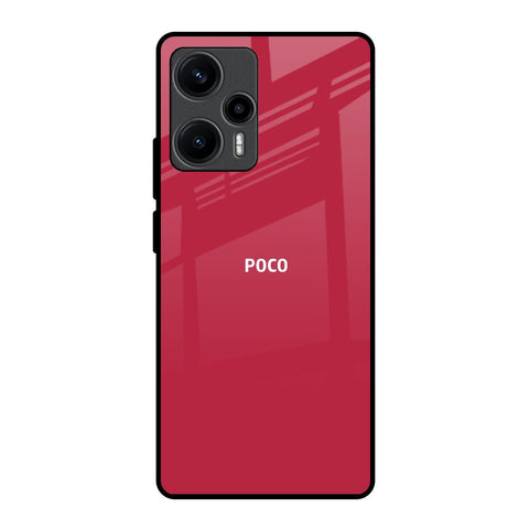 Solo Maroon Glossy case for Poco F5 5G