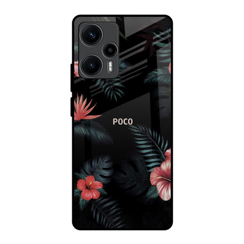 Tropical Art Flower Glossy Case for Poco F5 5G