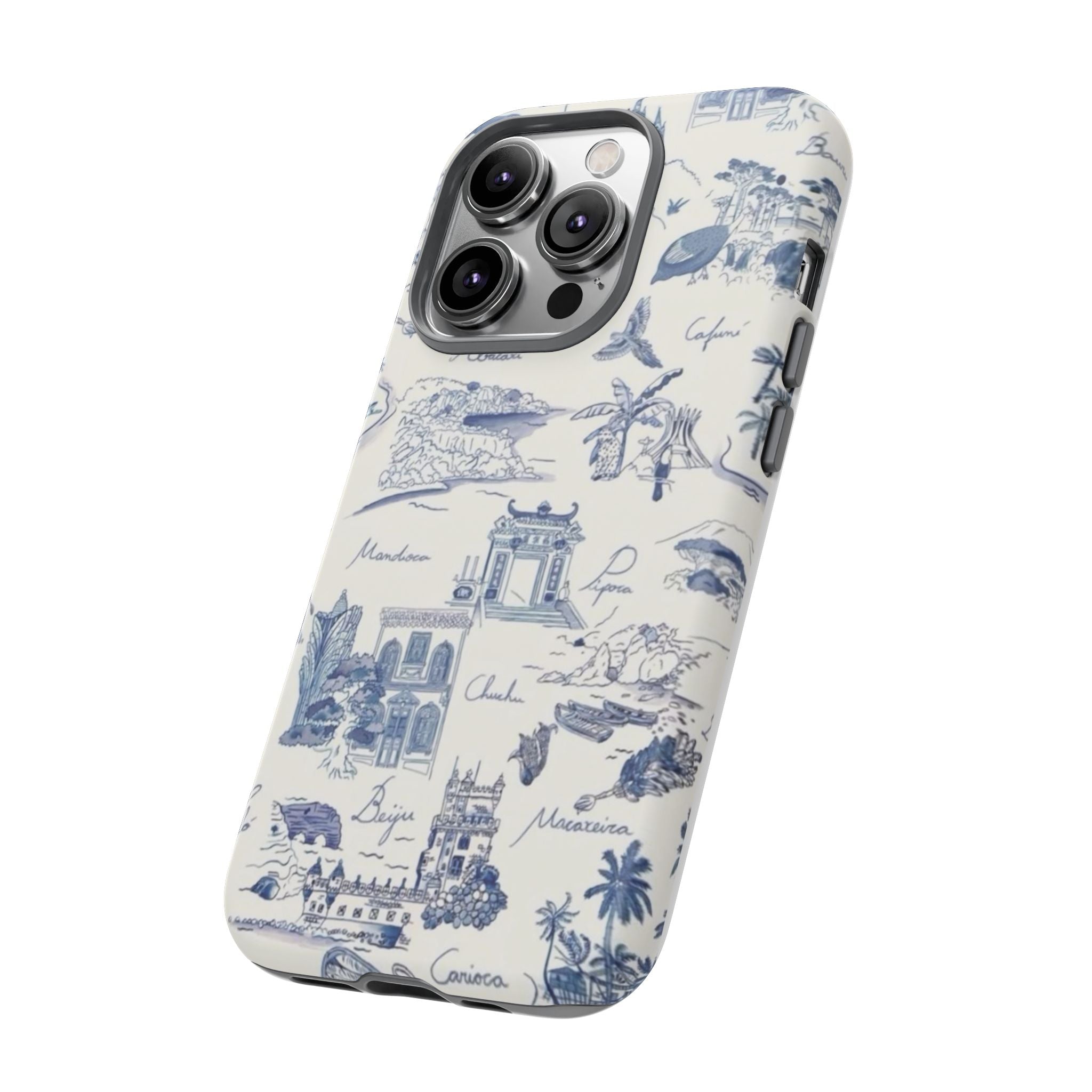 Crimson Bloom Tough Case  Available For All iPhone Models
