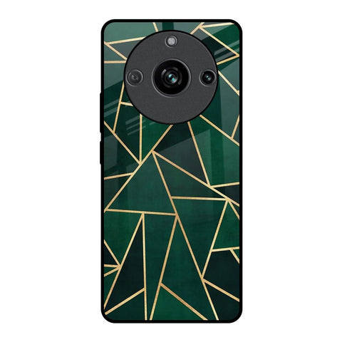 Abstract Green Glossy Case For Realme 11 Pro 5G