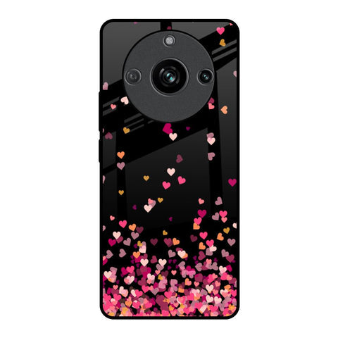 Heart Rain Fall Glossy Case For Realme 11 Pro 5G