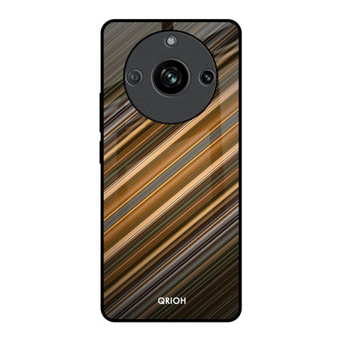 Diagonal Slash Pattern Glossy Case for Realme 11 Pro 5G