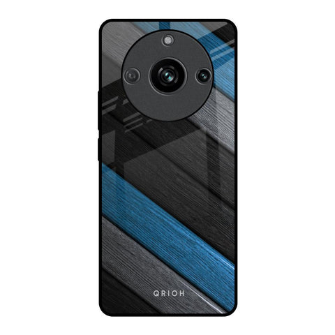 Multicolor Wooden Effect Glossy Case for Realme 11 Pro 5G