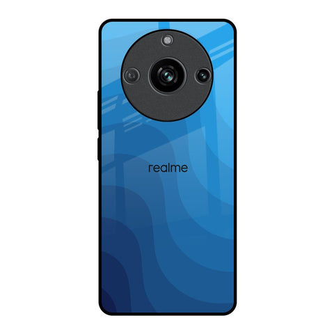 Blue Wave Abstract Glossy Case for Realme 11 Pro 5G