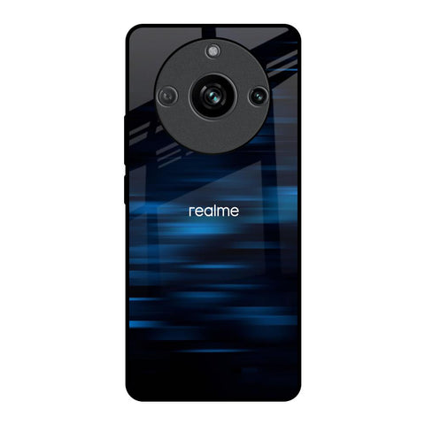 Blue Rough Abstract Glossy Case for Realme 11 Pro 5G