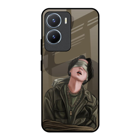 Blind Fold Glossy Case for Vivo T2x 5G