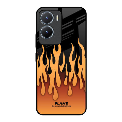 Fire Flame Glossy Case for Vivo T2x 5G