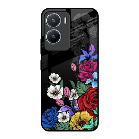 Rose Flower Bunch Art Glossy Case for Vivo T2x 5G