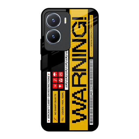 Aircraft Warning Glossy Case for Vivo T2x 5G