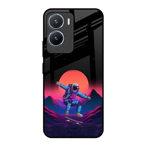 Retro Astronaut Glossy Case for Vivo T2x 5G