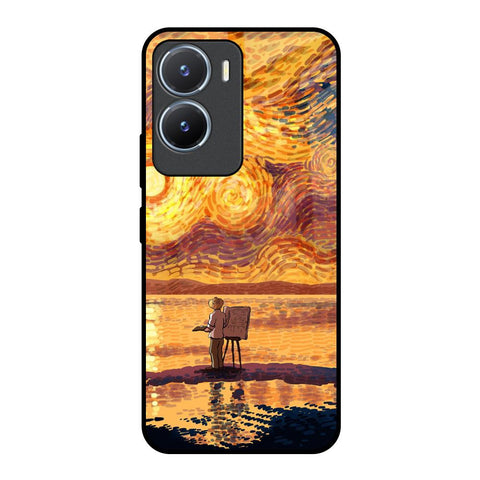 Sunset Vincent Glossy Case for Vivo T2x 5G