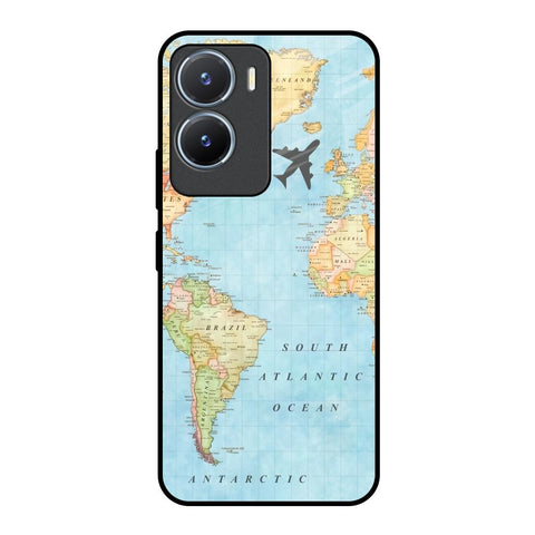 Travel Map Glossy Case for Vivo T2x 5G