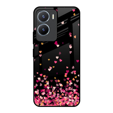 Heart Rain Fall Glossy Case For Vivo T2x 5G