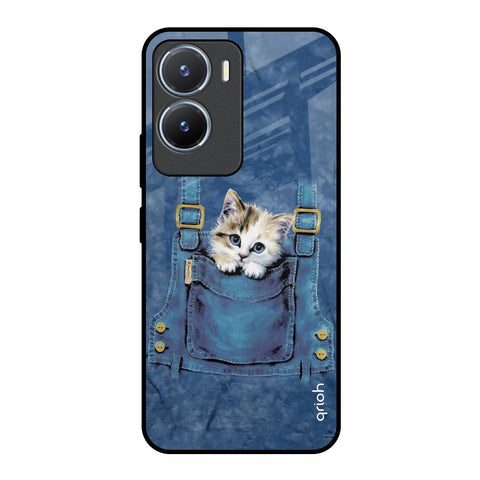 Kitty In Pocket Glossy Case For Vivo T2x 5G