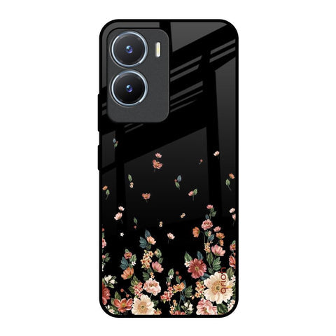 Floating Floral Print Glossy Case for Vivo T2x 5G
