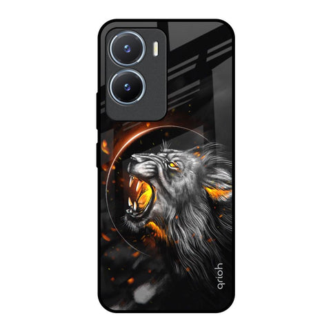Aggressive Lion Glossy Case for Vivo T2x 5G