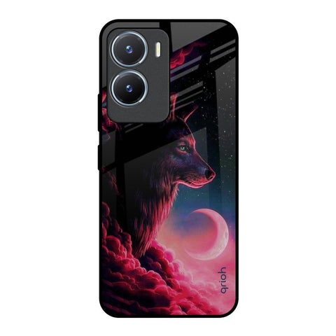 Moon Wolf Glossy Case for Vivo T2x 5G