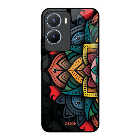Retro Gorgeous Flower Glossy Case for Vivo T2x 5G