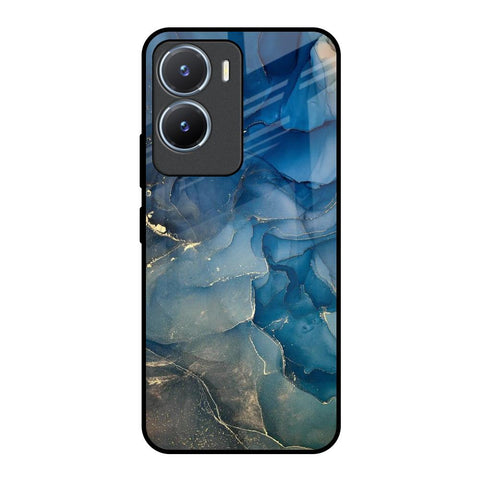 Blue Cool Marble Glossy Case for Vivo T2x 5G
