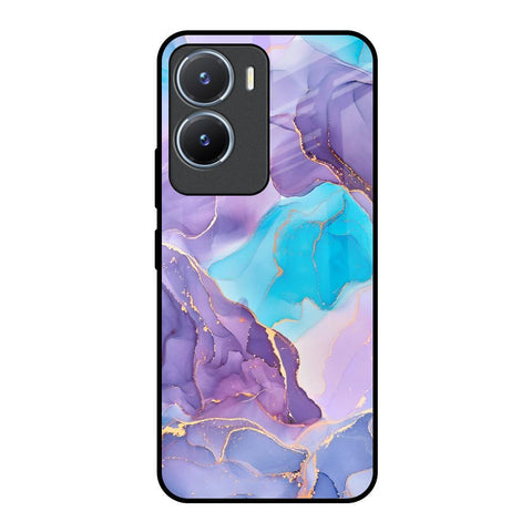 Alcohol ink Marble Glossy Case for Vivo T2x 5G