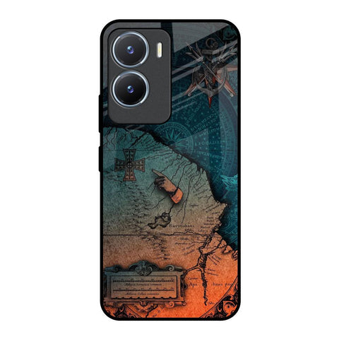 Geographical Map Glossy Case for Vivo T2x 5G