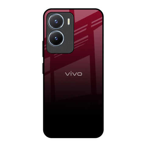 Wine Red Glossy Case For Vivo T2x 5G