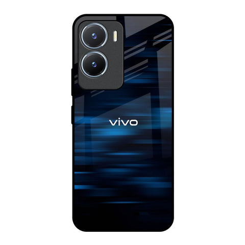 Blue Rough Abstract Glossy Case for Vivo T2x 5G
