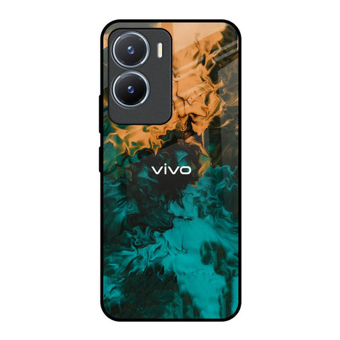 Watercolor Wave Glossy Case for Vivo T2x 5G