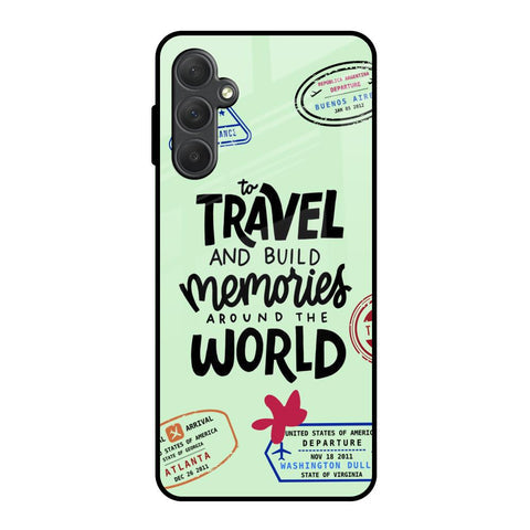 Travel Stamps Glossy Case for Samsung Galaxy F54 5G