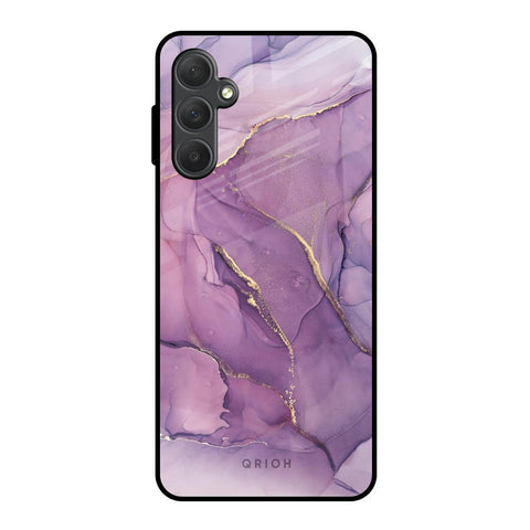 Purple Gold Marble Glossy Case for Samsung Galaxy F54 5G